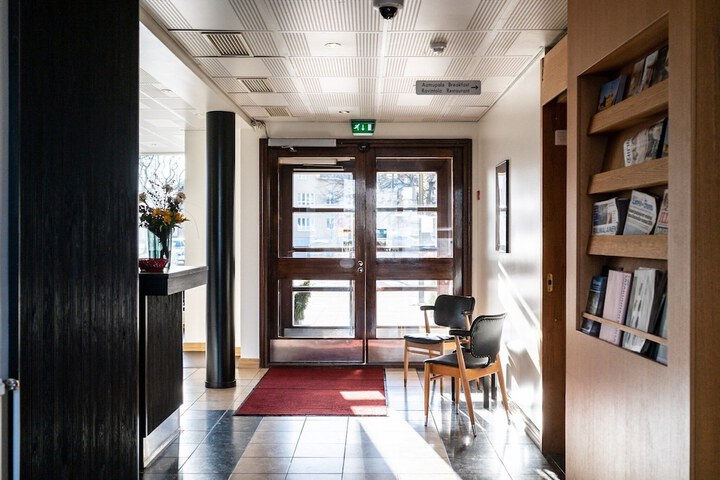 Interior entrance