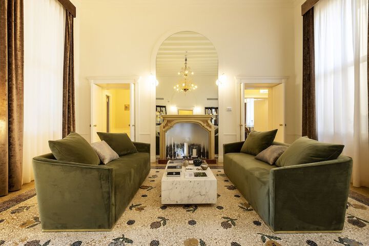 Interior entrance