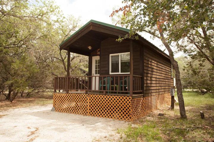 Image of Medina Lake Camping Resort Studio Cabin 1