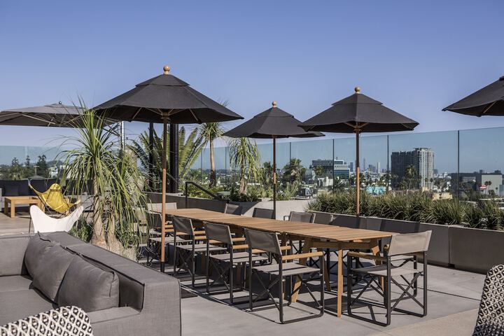 Rooftop terrace