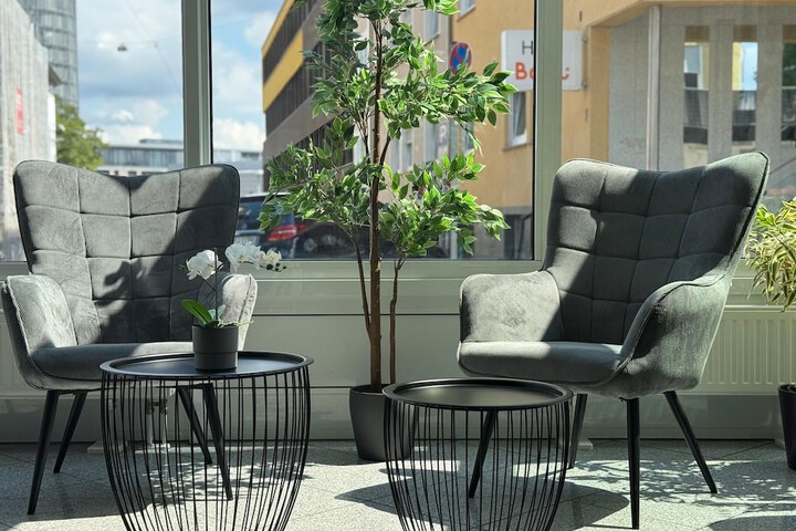Lobby sitting area
