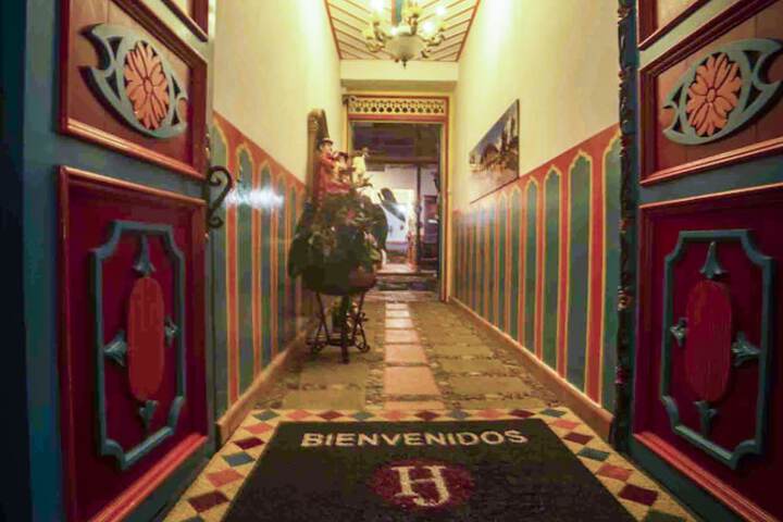 Interior entrance