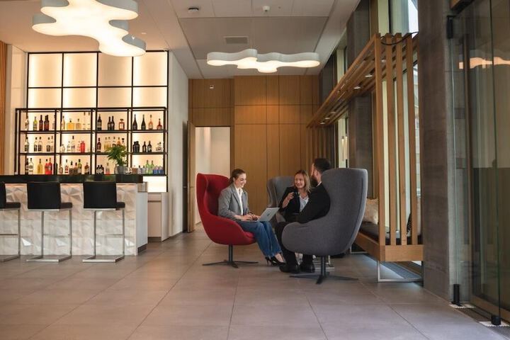 Lobby sitting area