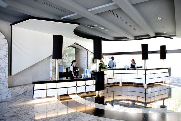 Interior entrance