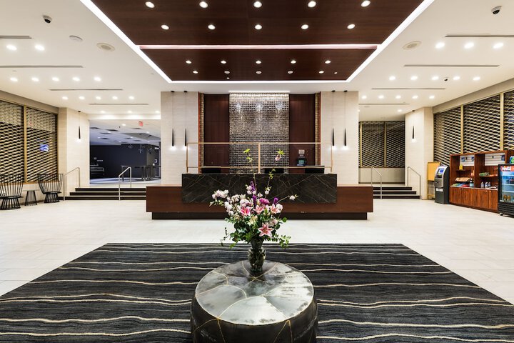 Interior entrance