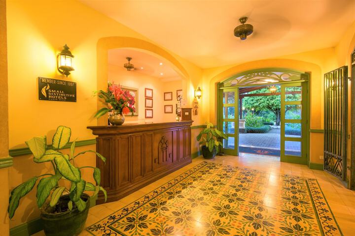 Interior entrance