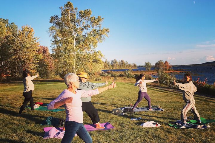 Exterior of Sewall House Yoga Retreat