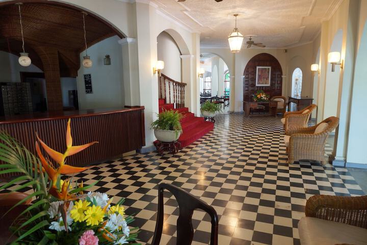 Interior entrance