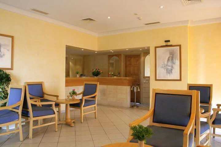 Lobby sitting area