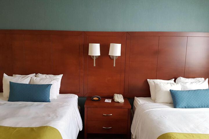 2 Queen Beds - Wireless High Speed Internet Hairdryer Coffee Maker Iron and Ironing Board Full Breakfast (3 of 9)