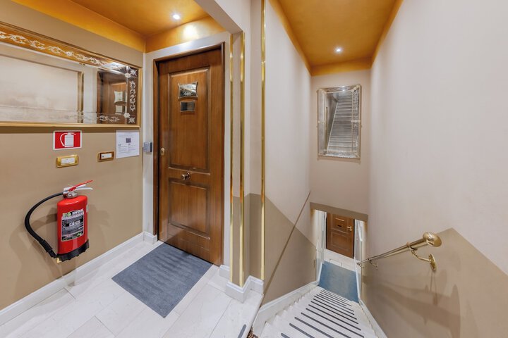 Interior entrance