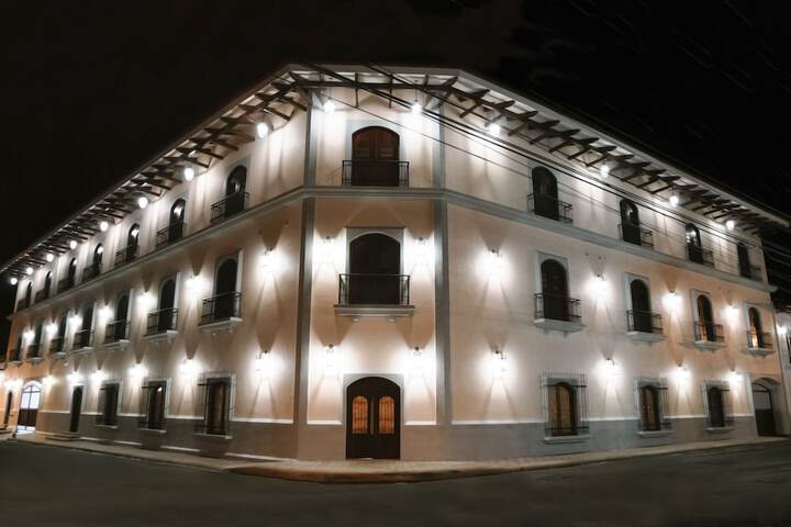 Front of property - evening/night