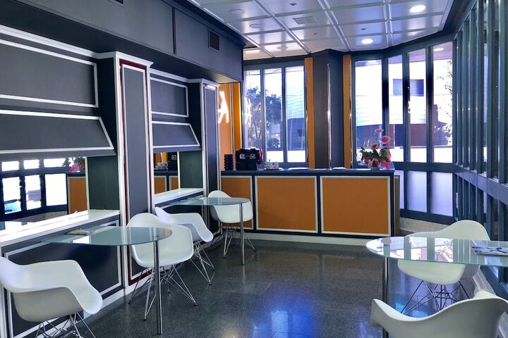 Lobby sitting area