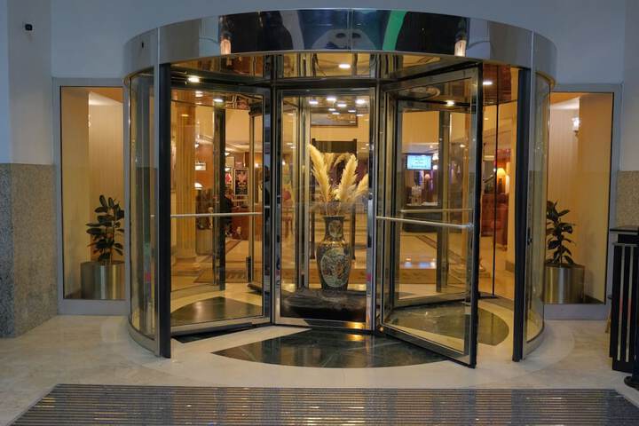 Interior entrance