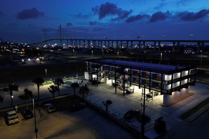 Front of property - evening/night