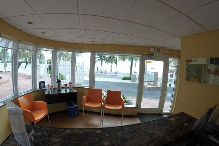Interior entrance