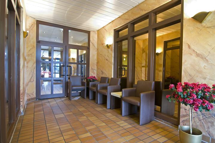 Interior entrance