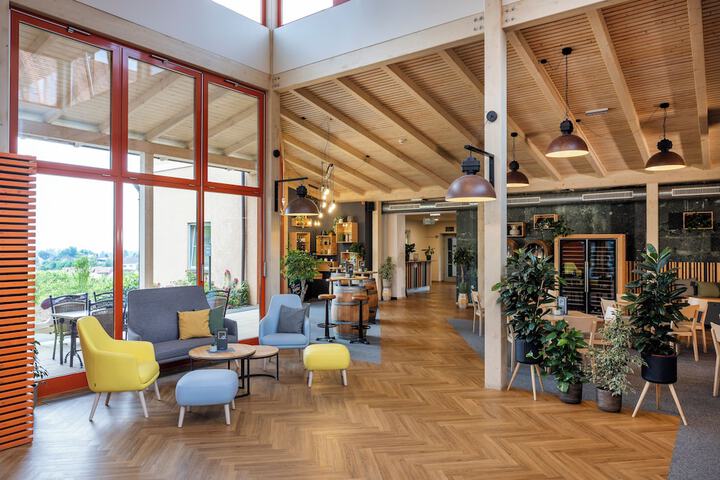 Lobby sitting area