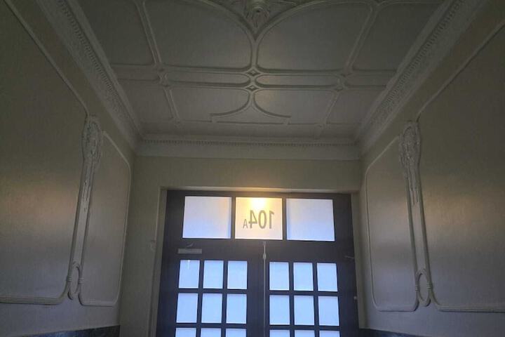 Interior entrance