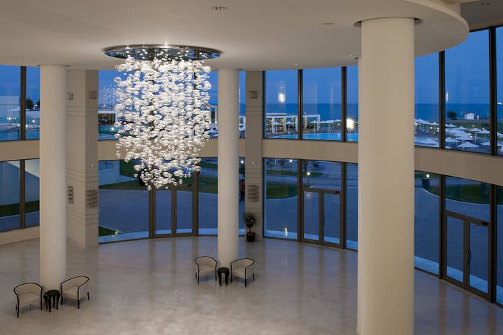 Interior entrance