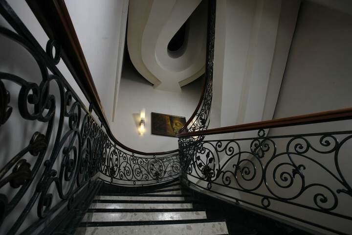 Interior entrance