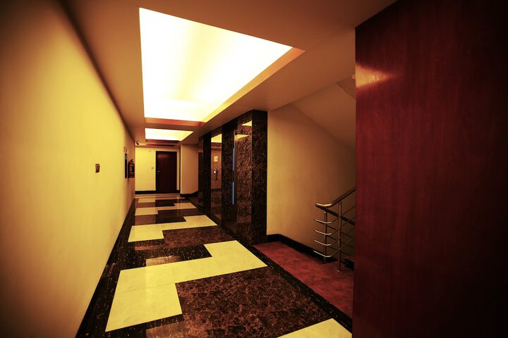 Interior entrance