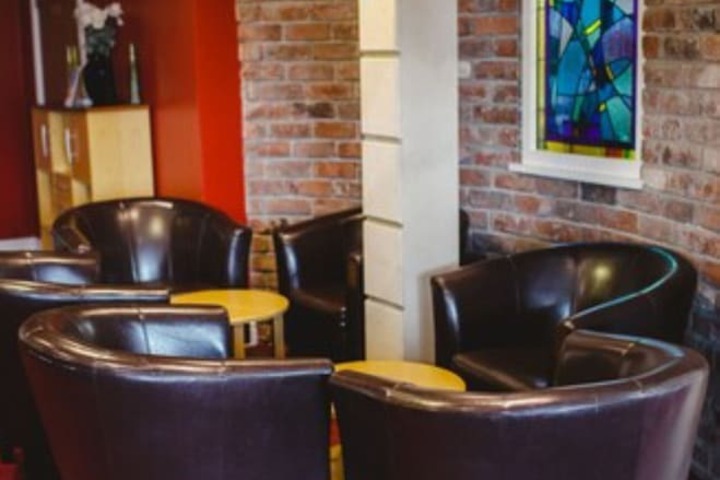 Lobby sitting area