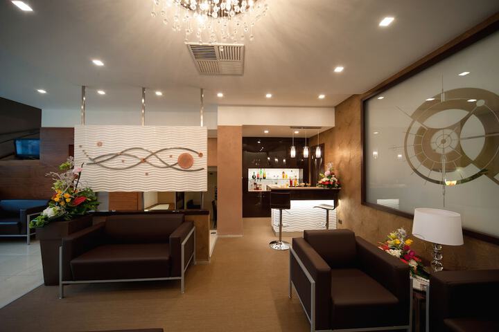 Interior entrance