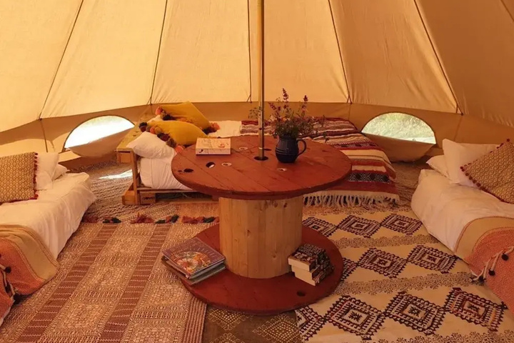 Whispers the Wind Bell Tent Hang Out Zone