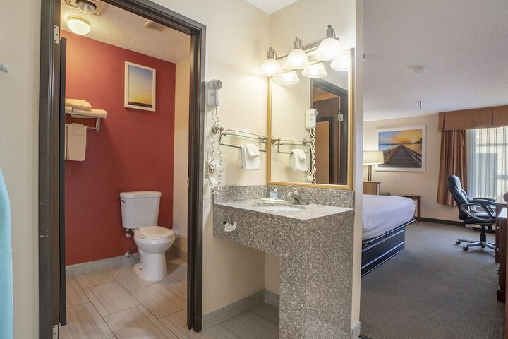 1 King Bed Mobility Accessible Bathtub with Grab Bars (4 of 16)