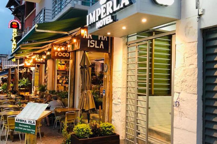 Exterior of Imperla Hotel