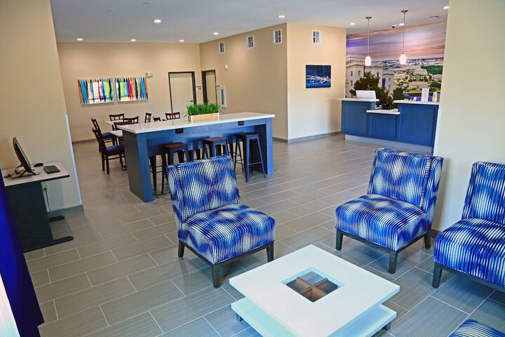 Lobby sitting area