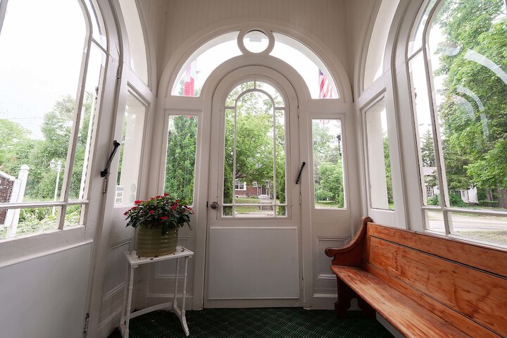 Interior entrance