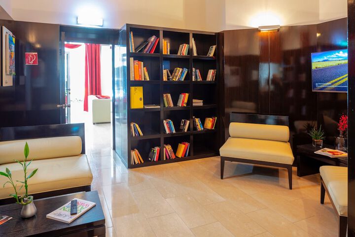 Lobby sitting area