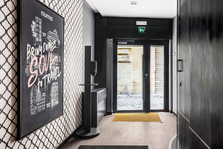 Interior entrance