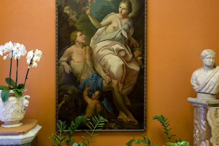 Interior entrance
