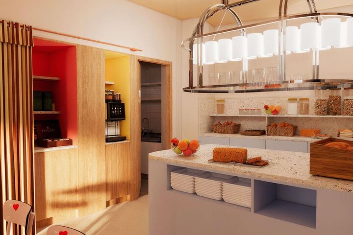 Breakfast area