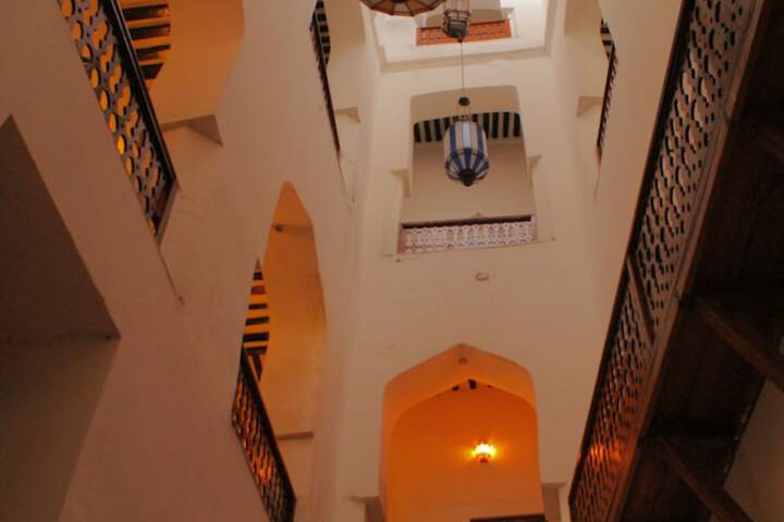 Interior entrance