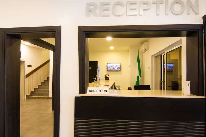 Interior entrance