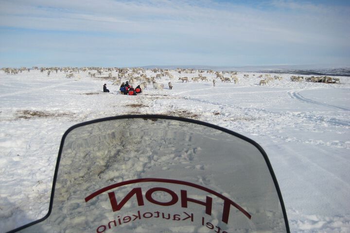 Snowmobiling