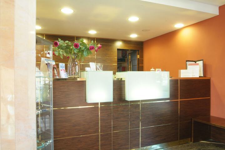 Interior entrance