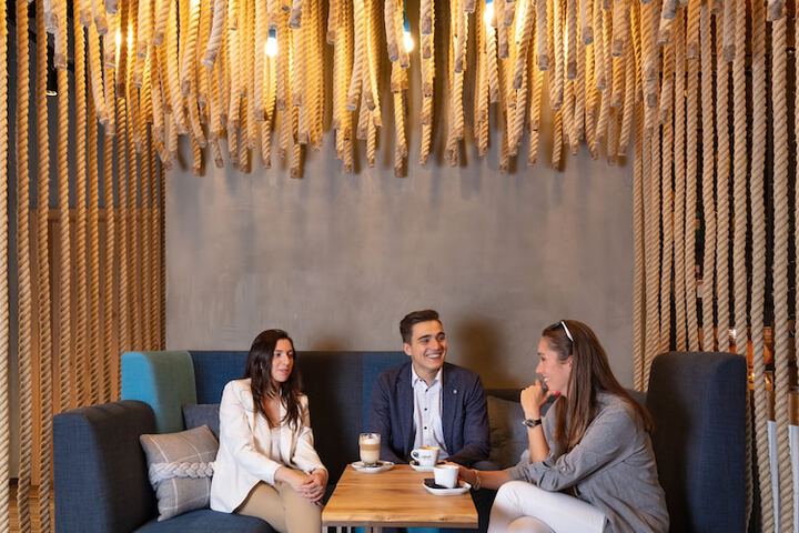 Lobby sitting area