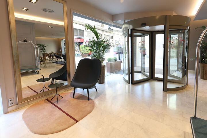 Interior entrance