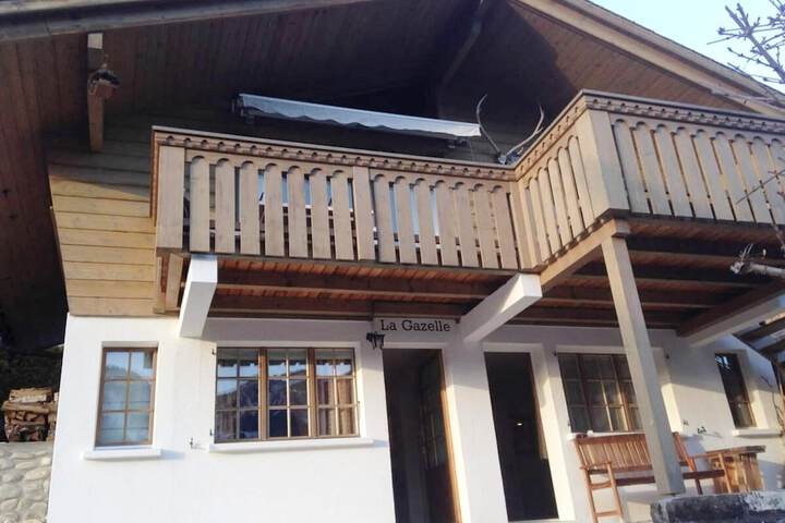 Cosy Chalet With top View in Rougemont