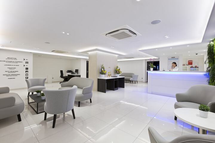 Lobby sitting area