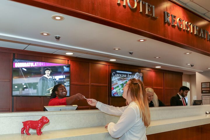 Exterior of The University of Georgia Center for Continuing Education & Hotel