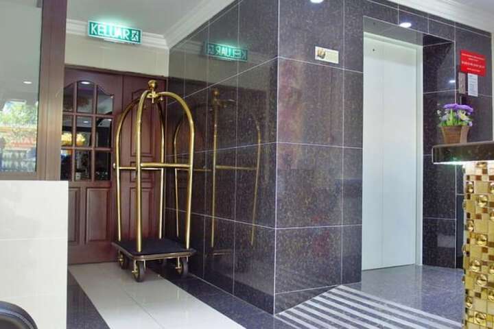 Interior entrance