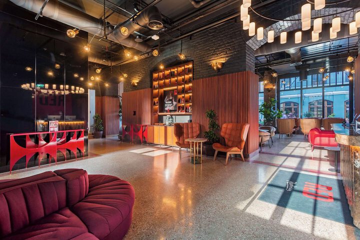 Lobby sitting area