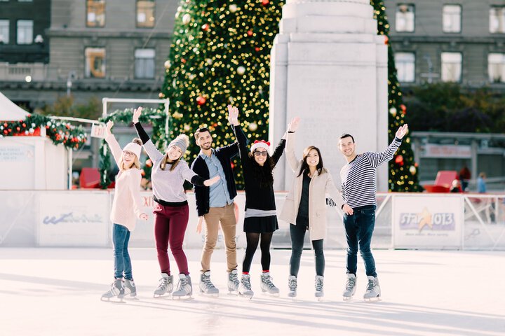 Ice skating