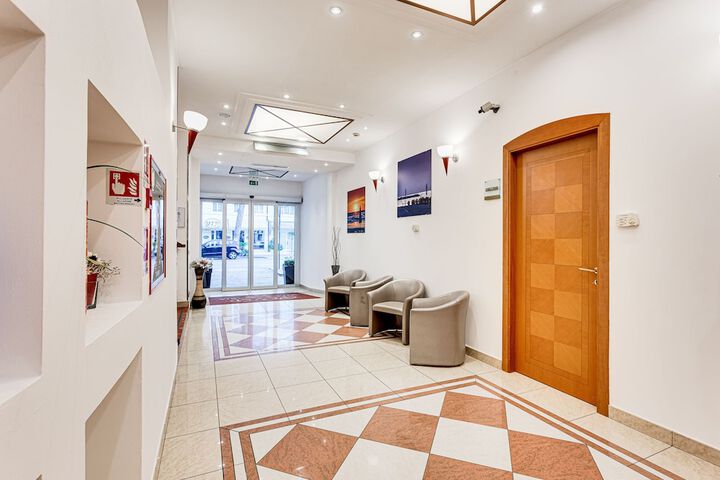 Lobby sitting area